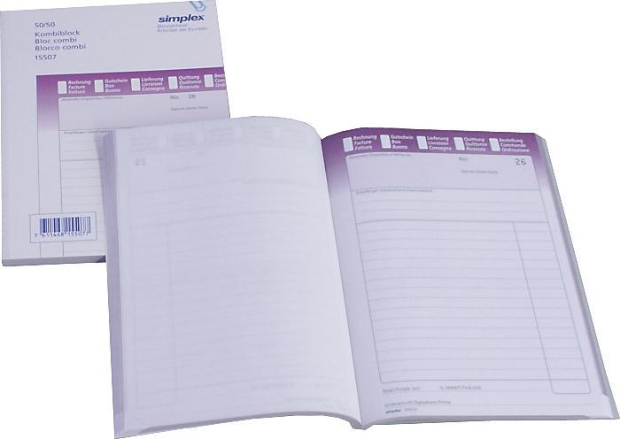 Actual product image Simplex Copy pad combi Oneco (100 x)