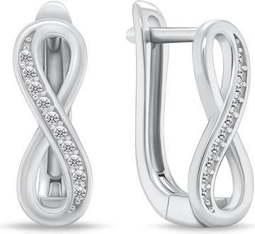 Brilio Silver - Infinite silver earrings EA290W