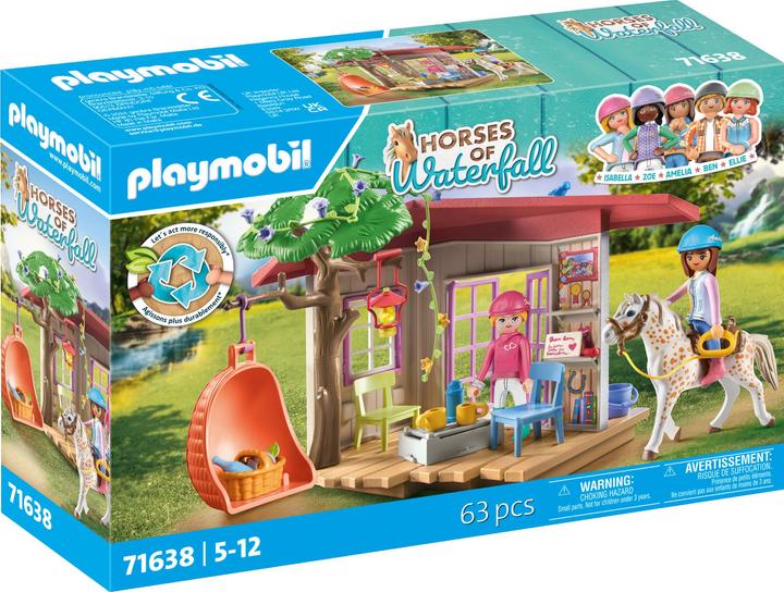 Playmobil 71638 Playm. Clubhouse segreta per gli appassionati di cavalli (71638, Cavalli Playmobil della cascata)
