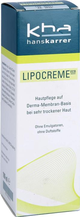 Immagine prodotto Hans Karrer Lipocreme ECO, 100 ml CRE (Crema corpo, 100 ml)