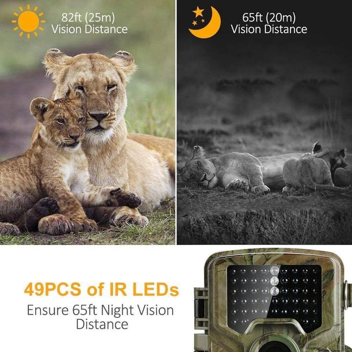 Actual product image Coolife Photo Trap 21MP 1080P (incl. 32GB SD)