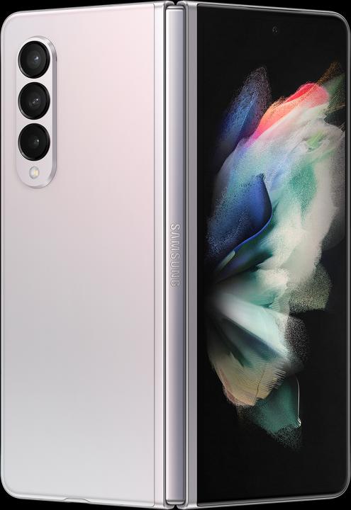Actual product image Samsung Galaxy Z Fold3 5G EU (256 GB, Phantom silver, 7.60", SIM + eSIM, 12 Mpx, 5G)