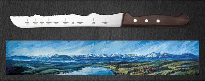 Produktbild Panorama Knife Brotmesser, Zentralschweizer Alpen