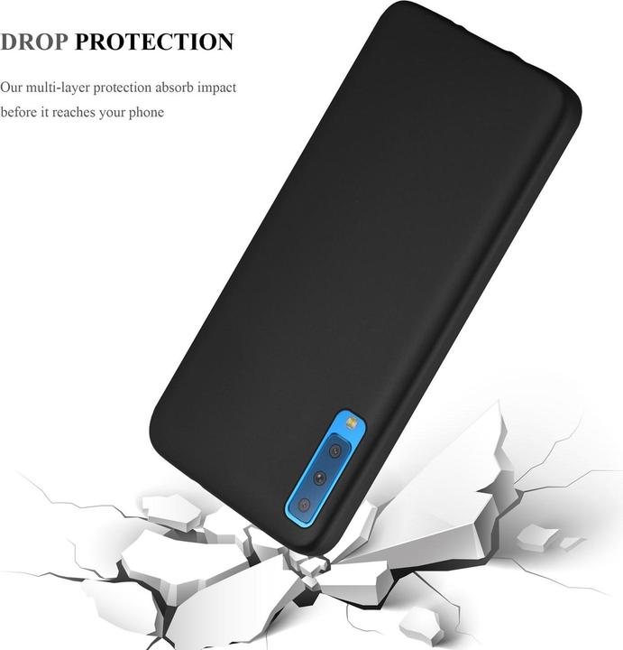 Productafbeelding Cadorabo TPU Matte Metallic hoes (Samsung Galaxy A7 (2018))