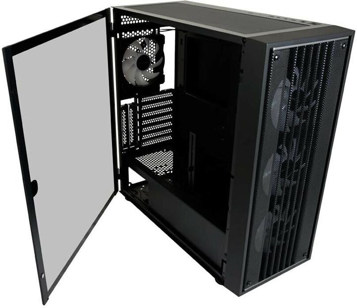 Produktbild LC-Power Geh?use Micro-ATX 810B black USB3.2/Audio,o.Netzteil (mATX, Mini-ITX, ATX, E-ATX)