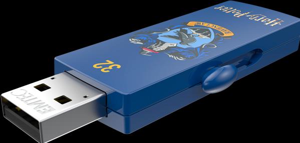 Actual product image Emtec M730 Harry Potter Ravenclaw (32 GB, USB-A)