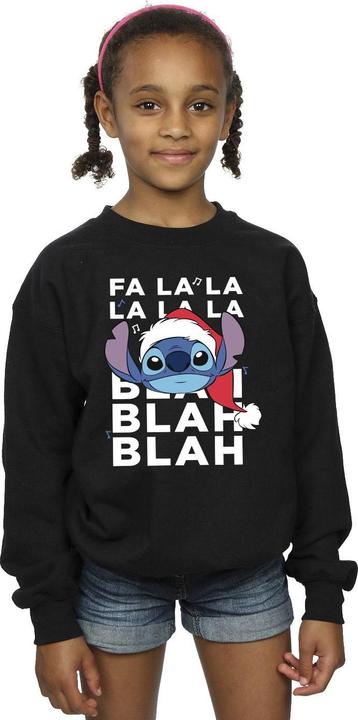 Image du produit Disney - Sweat LILO AND STITCH CHRISTMAS BLAH BLAH BLAH - Fille (128)