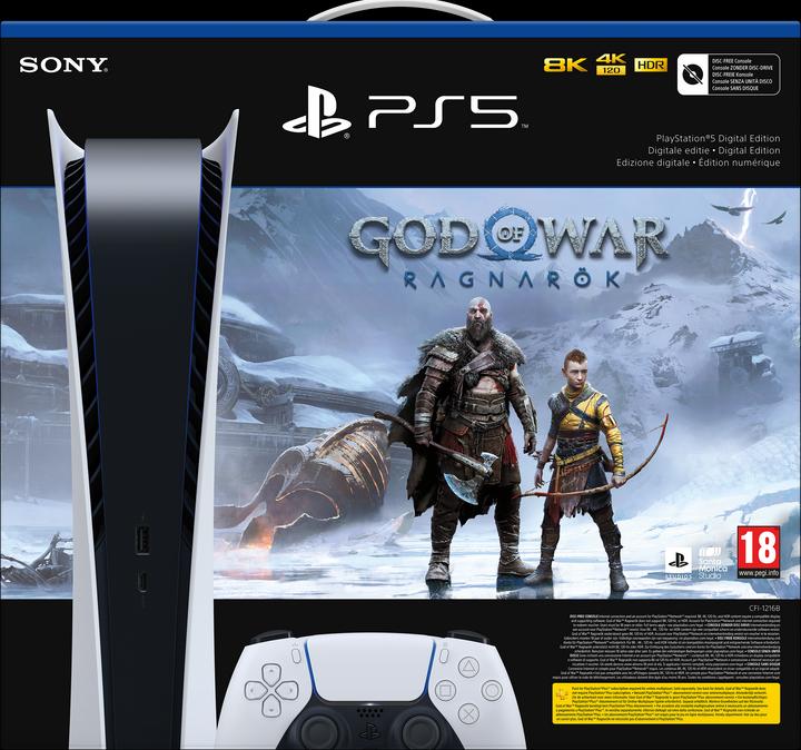 Sony Playstation 5 Digital - God of War Ragnarök Bundle