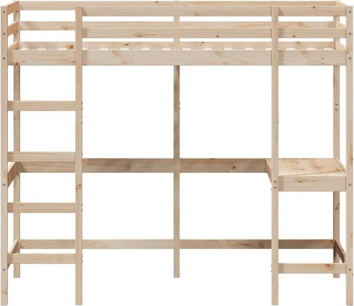 Immagine prodotto VidaXL Letto a soppalco con scrivania (90 x 190 cm)