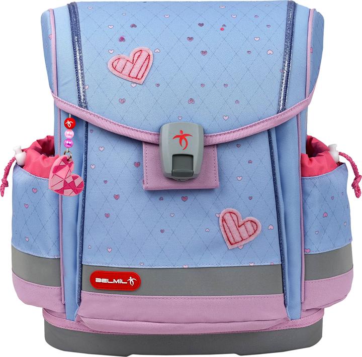Immagine prodotto Belmil Classy Plus Schulranzen Set 5teilig mit Brustgurt Lavende (19 l)