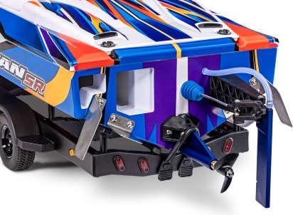 Image du produit Traxxas BOAT SPARTAN SR 1037mm 1:10 EP RTR RED TQi 2.4GHz SANS chargeur et SANS accu