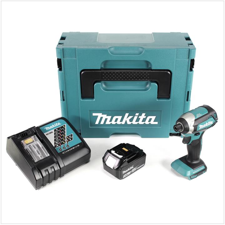 Immagine prodotto Makita DTD 153 RF1J 18 V Avvitatore ad impulsi brushless a batteria in valigetta Makpac + 1x Batteri (Batteria ricaricabile)