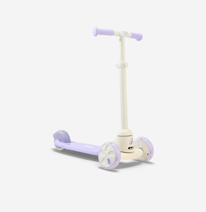 Actual product image Oxelo Kids' 3-Wheeled Scooter B500 - Lavender