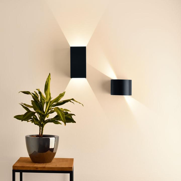 Actual product image s.luce Ixa LED wall lamp adjustable angle indoor & outdoor IP44 (460 lm)