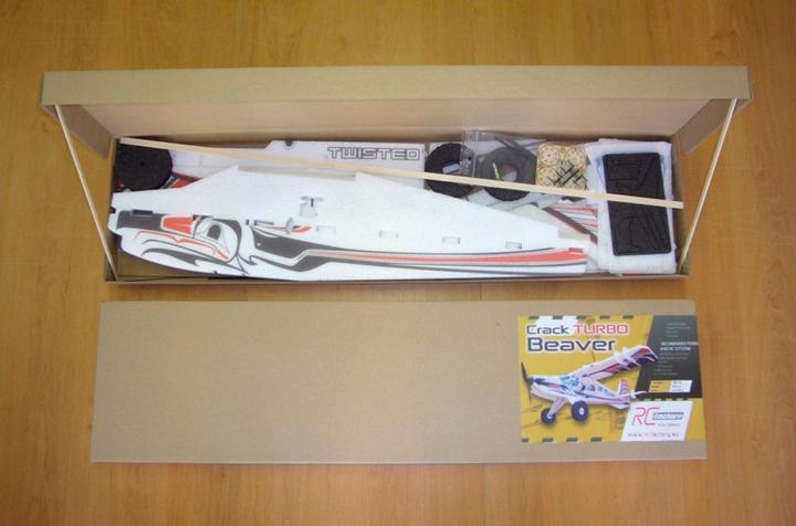 Produktbild RC Factory crack turbo beaver rot combo mit pulsar ant rieb aus robustem epp kit ( )