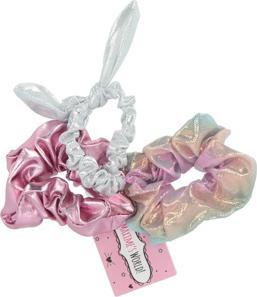 Produktbild Haargummi-Set Rosa-Silber 3-teilig 3 (Haargummi)
