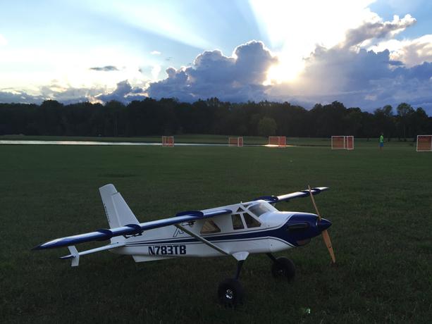 Produktbild Legacy Aviation bush master 84" weiss / blau arf