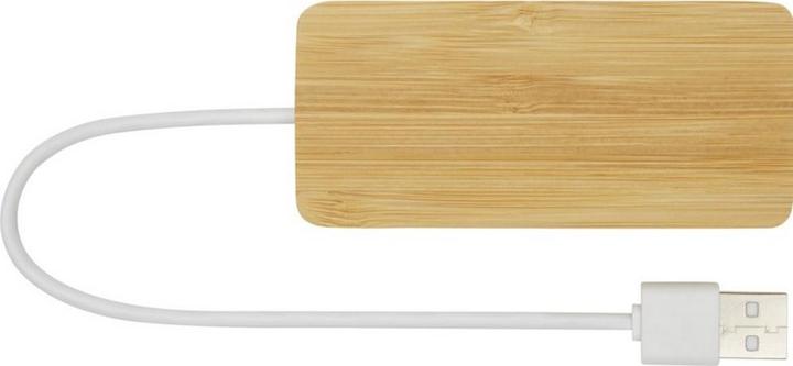 Actual product image Generic Tapas Bamboo USB 3.0 Hub (USB-C)