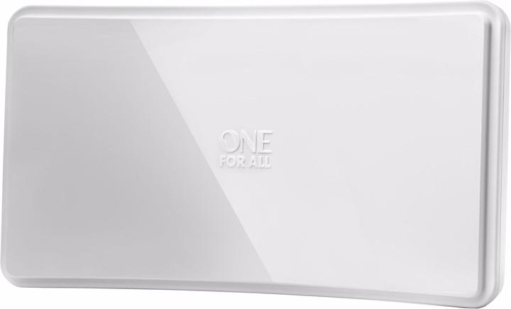 Actual product image One for All DVB-T2 Curved antenna 5G wht (Flat antenna, 42 dB, DVB-T / -T2)