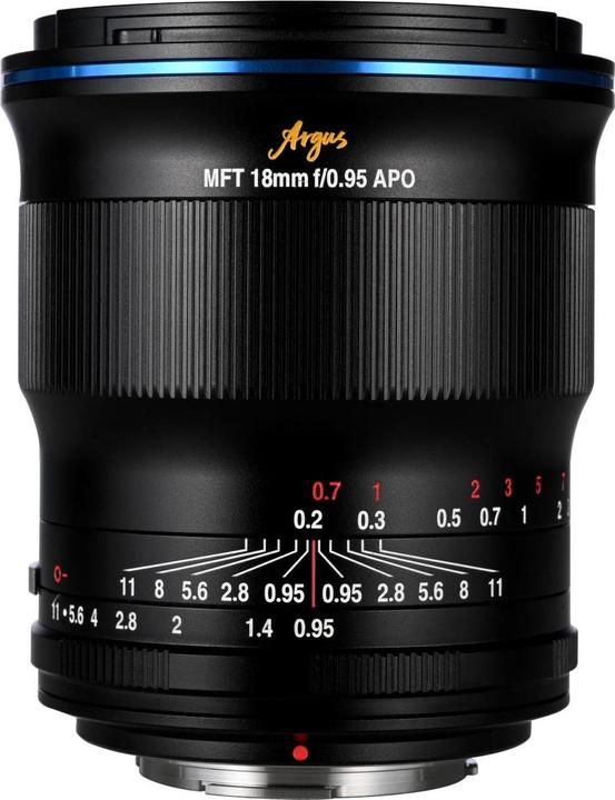 Actual product image Venus Optic Fixed focal length Laowa Argus 18mm f/0.95 CF APO - MFT (Micro Four Thirds, Micro Four Thirds)