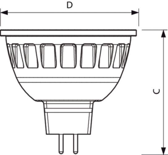 Produktbild Philips Mas LED (GU5.3, 6.50 W, 460 lm, 1 x, G)