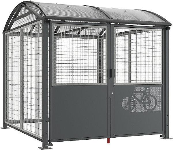 Immagine prodotto SPL Tettoia per biciclette, con serratura, modello base con serratura a cilindro