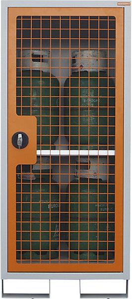 Image du produit eurokraft basic Armoire pour bouteilles de gaz, 1 porte, h x l x p 1550 x 680 x 680 mm.
