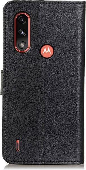 Produktbild MU Classic Litchi Leder Bookcover Series (Motorola Moto E7 Power)