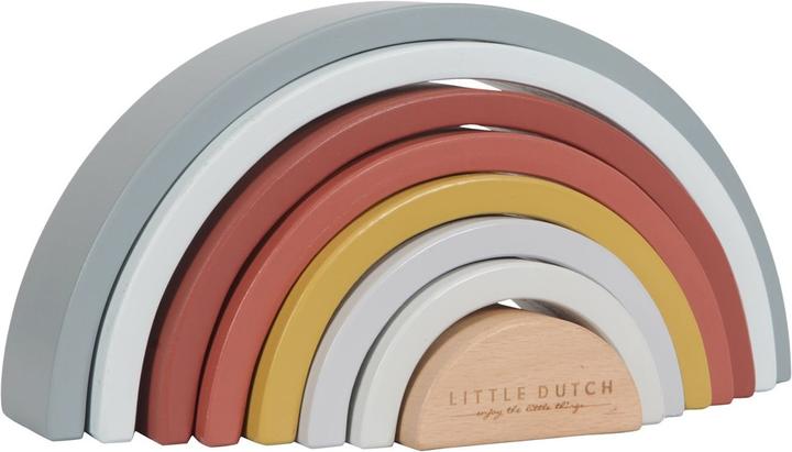 Produktbild Little Dutch Regenbogen Stapelspiel