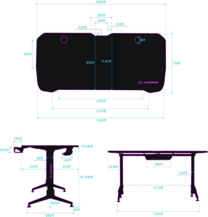 Actual product image Ultradesk Grand