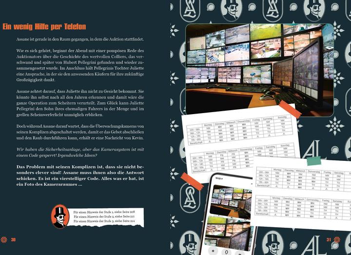 Actual product image Lupin: Escape Game - Das offizielle Buch (German, Julien Hervieux, 2022)