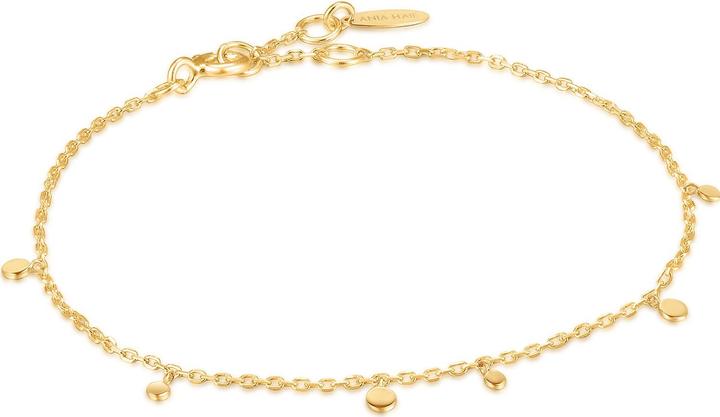 Ania Haie 14Kt Gold Mixed Disc Armband (18.50 cm, 585er Gelbgold)