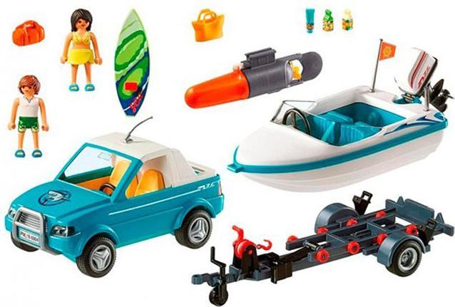 Actual product image Playmobil Surfer-Pickup mit Speedboat (71589)