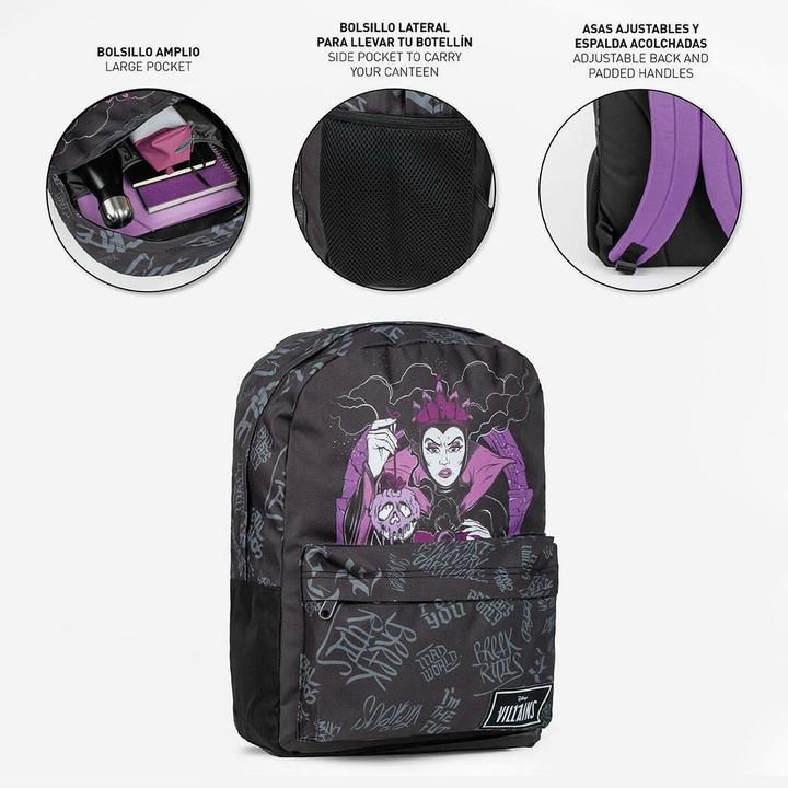 Actual product image Cerda DISNEY VILAINS - Reine Sorcière - Sac à Dos Casual - 42x12x32cm