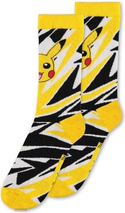 Image du produit Difuzed Lot de 3 chaussettes Pokémon Pikachu, Charmander, Gengar 43-46 (Lot de 3, 43 - 46)