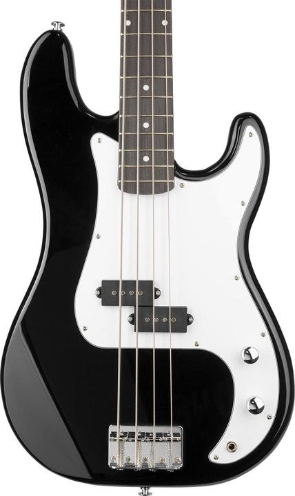 Produktbild Max E-Bass GigKit Schwarz/Weiss (E-Bass, Basswood)
