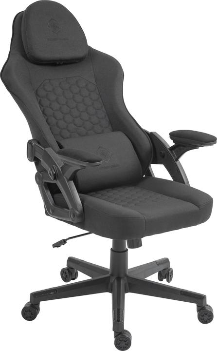 Productafbeelding Deltaco DC130 gamestoel Zacht Geweven Mesh, zwart