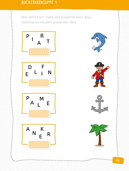 Produktbild Ravensburger Mein Stickerrätselblock: Buchstaben für Kinder ab 5 Jahren - spielerisch Buchstaben