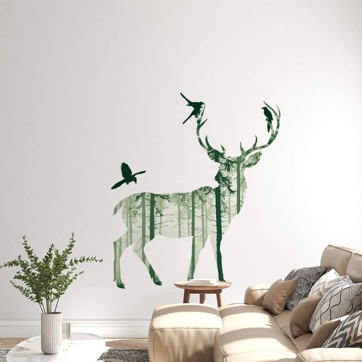 Immagine prodotto Trenddeko Sagoma del cervo (71 x 80 cm)
