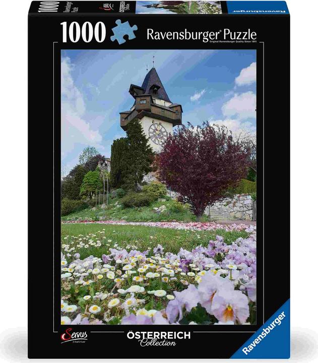 Produktbild Ravensburger Puzzle 12000611 - Uhrturm in Graz - 1000 Teile Puzzle für Erwachsene und Kinder ab 14 (1000 Teile)