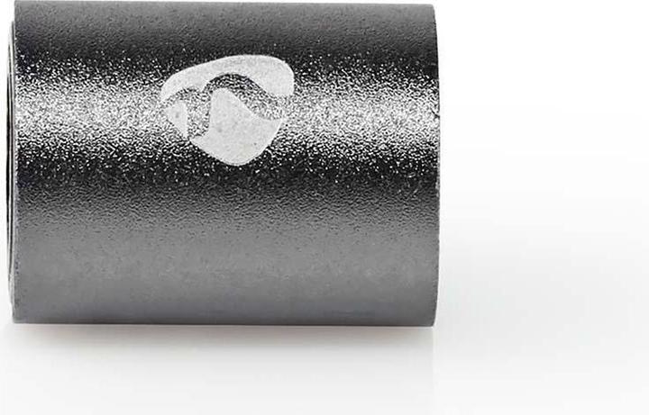 Actual product image Nedis Optical audio adapter TosLink jack - TosLink jack Aluminium Grey Anthracite
