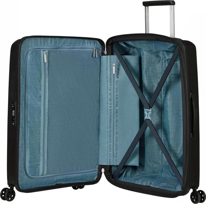 Image du produit American Tourister Valise de voyage Aerostep 66.5 L, Black (80 l, M (50 - 90l))