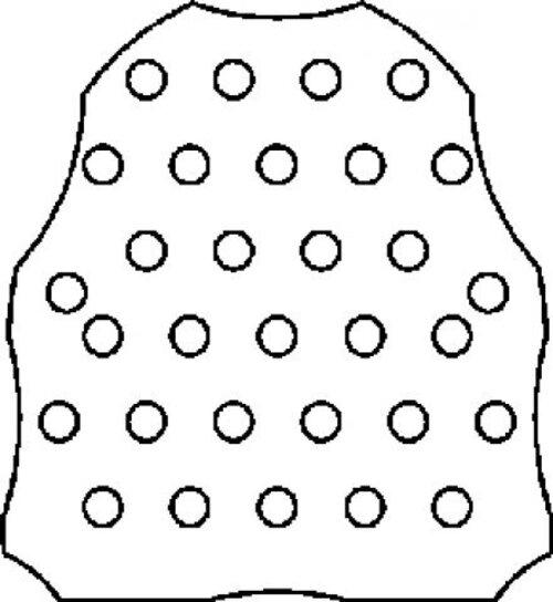Actual product image Geberit Urinal strainer stainless steel