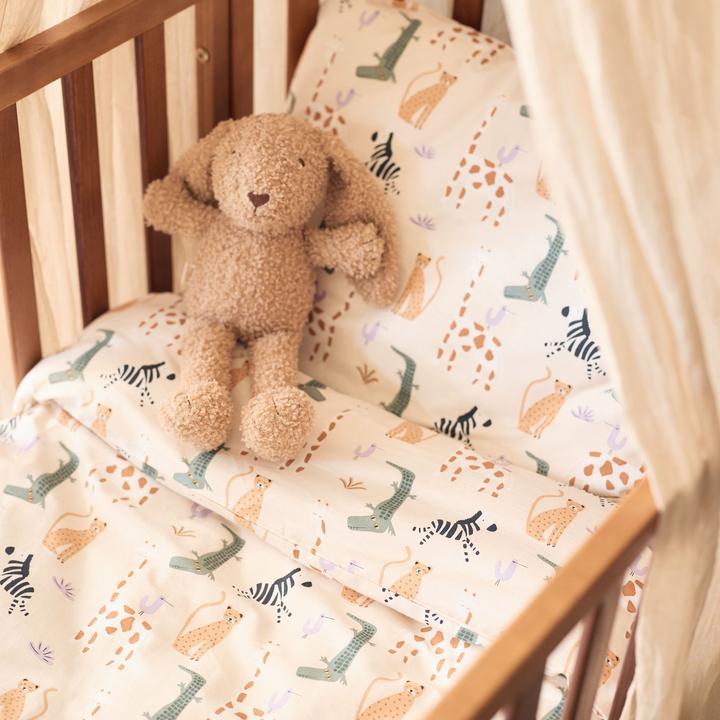 Image du produit Jollein Parure de lit bébé Jungle Jambo (100 x 135 cm, 40 x 60 cm)