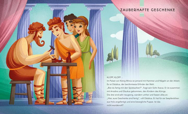Produktbild Dädalus und Ikarus (Kleine Bibliothek der griechischen Mythen) (Deutsch, Sonia Elisabetta Corvaglia, Anna Láng, 2024)