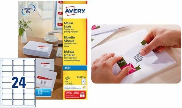 Immagine prodotto Avery Dennison Etichette con indirizzo