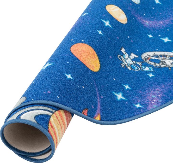 Produktbild Snapstyle Kinder Spiel Teppich Weltall Rund (200 x 200 cm)