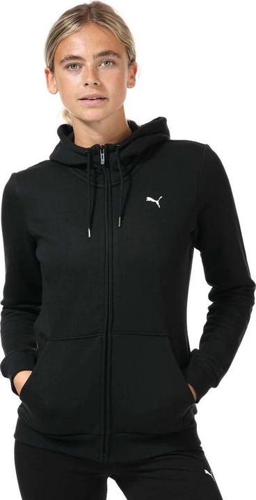 Actual product image Puma Womens/Ladies Essentials Logo Full Zip Hoodie (32 D)
