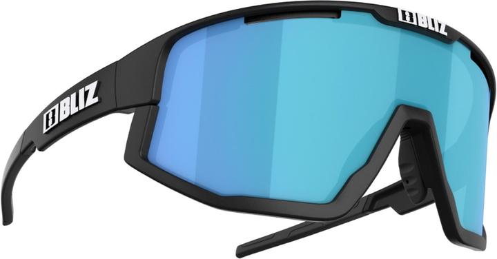 Bliz Fusion (Matt Black, Black, White, Smoke w Blue Multi)