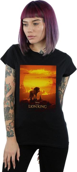 Actual product image Disney Womens/Ladies The Lion King Movie Sunset Poster Cotton T-Shirt (S)